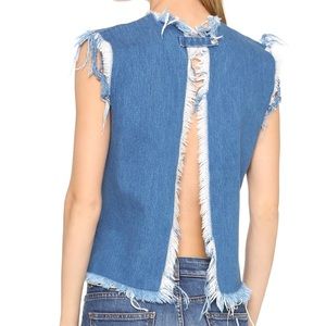 Marques Almeida Jean Top